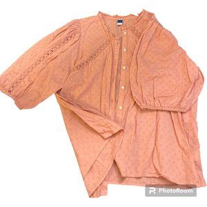 Ladies Old Navy Peasant Style Top, Size XL